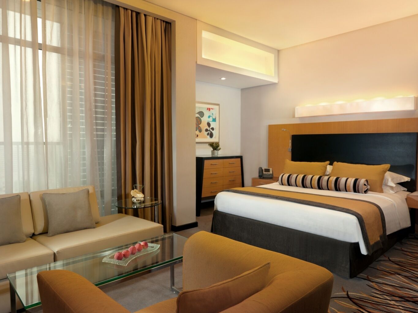 Hala Arjaan By Rotana, Deluxe Hotel Apartments Abu Zabi Pokój zdjęcie